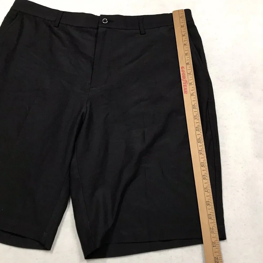 DUNNING Golf Everbest Shorts Men 36 Black Performance Stretch Casual